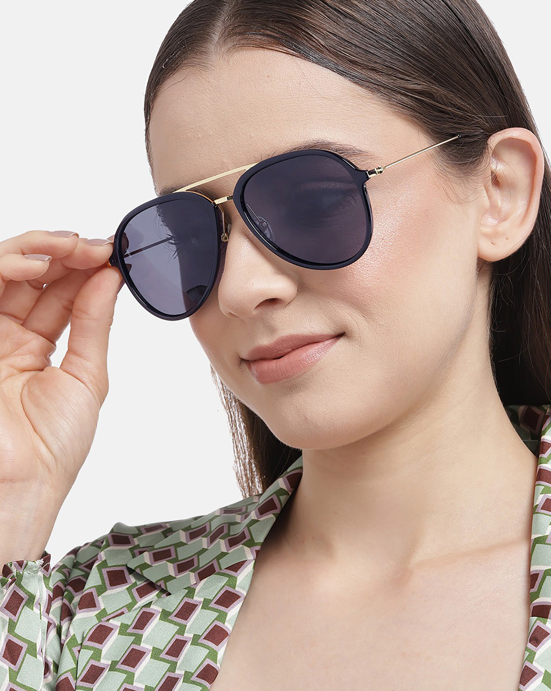 NALANDA Women's Brown Polarized Aviator Sunglasses With; ECVV IN – ECVV.IN